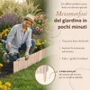 Floranica Bordura per Giardino in legno 20 x 200 cm Non Anteprima dell’immagine prodotto 5