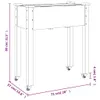 CLORIS Pflanzkübel mit Einsatz und Rollen 71x37x80 cm Produktbild-Vorschau 7