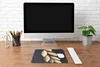 MuchoWow® Mauspad Mousepad Blätter - Schwarz - Gold - Luxus Produktbild-Vorschau 4