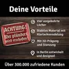 LANOLU retro Blechschild Achtung Plünderer, lustiges Produktbild-Vorschau 4