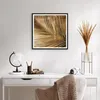 Gerahmtes Poster - Schwarzer Rahmen - Blatt Gold Pflanze - Produktbild-Vorschau 6