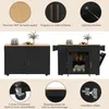 okwish Mobile da cucina a isola con vano portarifiuti e Anteprima dell’immagine prodotto 13