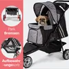 Hundebuggy Katzenbuggy - Innopet All Terrain Schwarz/Silber Produktbild-Vorschau 5