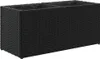 vidaXL Podwyższone łóżko z 2 przegrodami czarne 72x30x32 cm Podgląd zdjęcia produktu 1