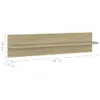 vidaXL Mensole da parete 2 pezzi rovere Sonoma 80x11,5x18 Anteprima dell’immagine prodotto 10
