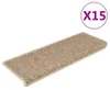 vidaXL Tapis d'escalier autocollant aspect sisal 15 pcs. Voir les images du produit 7