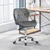 Chaise de bureau en velours CLIPOP Assise rembourrée Voir les images du produit 9