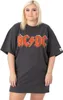 AC/DC - Dámske tričkové šaty NS6944 (S) (čierna/červená) Náhľad obrázku produktu 1