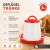 Futterautomat + Tränke Set Futterspender Trinknapf Produktbild-Vorschau 2