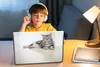 MuchoWow® Laptop Aufkleber Sticker Cover Katze - Grau - Produktbild-Vorschau 3