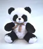 Panda Plüsch sitzend mit kariert Schleife ca. 26 cm  , Produktbild-Vorschau 1