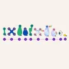 Clixo magnetisch constructiespeelgoed - Glaskunst (24 Productafbeelding-voorbeeld 11
