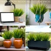 BELLE VOUS 6 STK Künstliche Pflanzen Gras Kunstpflanze – Produktbild-Vorschau 7
