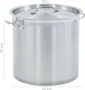 vidaXL Kochtopf 36 L 36x36 cm Edelstahl Anteprima dell’immagine prodotto 14