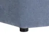 BELIANI Pouf Hocker Blau Stoffbezug Gesteppt Quadratisch 38 Produktbild-Vorschau 6