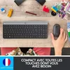 Logitech Slim Wireless Kbd Mouse Combo MK470 FR - Standard Produktbild-Vorschau 3