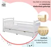 KEF Kinderbett OLAF Bett aus Holz mit Stauraum Jugendbett Produktbild-Vorschau 2