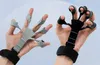 Two hands wearing finger trainers against a light blue background. Náhled obrázku produktu