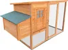 Aga KURNIK Z WYBIEGIEM DREWNIANY DLA 4-6 KUR 198x75x103 cm Podgląd zdjęcia produktu 3