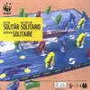 The image shows the box of a dolphin-themed solitaire board game. The game board is visible with colorful dolphin pieces. Produktbild-Vorschau