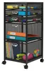 Cassettiera con rotelle Relaxdays, 2 cassetti, design a Anteprima dell’immagine prodotto 1