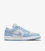 Nike Air Jordan 1 Low "Football Grey Aluminum" Blau/Grau, Produktbild-Vorschau 3