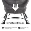 Close-up of the base of a gray armchair, showing its structural stability and load capacity. Produktbild-Vorschau