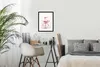 MuchoWow® MuchoWow® Gerahmtes Poster Rosa Flamingos im Produktbild-Vorschau 7