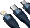 Baseus Flash Series USB cable 3in1 100W 1,2m blue Náhled obrázku produktu 14
