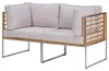 home24 Loungesofa - 2-teilig - Webstoff / Teak Massiv Produktbild-Vorschau 8