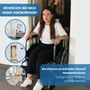 Clinicalfy Skladací invalidný vozík Skladací invalidný Náhľad obrázku produktu 7