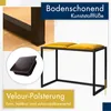 Žlutá lavice 64,5 cm – Ručně vyrobený věšák ve stylu Náhled obrázku produktu 7