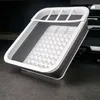 Scolapiatti pieghevole Intirilife in grigio e bianco per il Anteprima dell’immagine prodotto 6