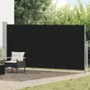 vidaXL Výsuvná boční markýza 160x500 cm černá Náhled obrázku produktu 2