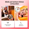 A split image showing two scenarios of a child using a smartwatch, with text describing its features. Náhled obrázku produktu