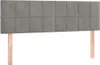 vidaXL Boxspringbett mit Matratze & LED Hellgrau 140x200 cm Produktbild-Vorschau 6
