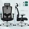 Bürostuhl Ergonomisch, Schreibtischstuhl mit Verstellbarer Produktbild-Vorschau 8