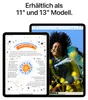 Apple iPad Air, 27,9 cm (11"), 2360 x 1640 Pixel, 128 GB, 8 Produktbild-Vorschau 15
