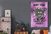 MuchoWow® Wandteppich Wandbehang Fernsehen - Lila - Vintage Produktbild-Vorschau 6