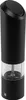 A black electric salt and pepper grinder with a clear lower section. Produktbild-Vorschau