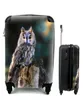 MuchoWow® Koffer Handgepäck Trolley Rollkoffer Kleine Produktbild-Vorschau 1