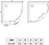 Cabina doccia multifunzione con idromassaggio 90x90 | Anteprima dell’immagine prodotto 5