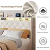 INONEFT Boxspringbett Polsterbett 160x200 mit LED & Produktbild-Vorschau 6