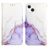 iPhone 13 Mini Hülle, Marmor Motiv Kunstleder Tasche Wallet Produktbild-Vorschau 2