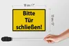Holzschild Warnschild 18x12cm Bitte Tür schließen Produktbild-Vorschau 5