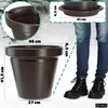 Plastový květináč KADAX "Cieza", kulatý květináč s Náhled obrázku produktu 3