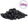 vidaXL Ciottoli levigati 10 kg nero 2-5 cm Anteprima dell’immagine prodotto 1