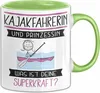 Kajakfahrerin Und Prinzessin Tasse Geschenk Für Eine Produktbild-Vorschau 1