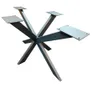 Tischgestell Spider Slim 140x80x72 Eisen Bronze Produktbild-Vorschau 2