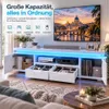 Mueble de TV INONEFT de 180 cm con LED y USB, mueble de TV Vista previa de la imagen del producto 8